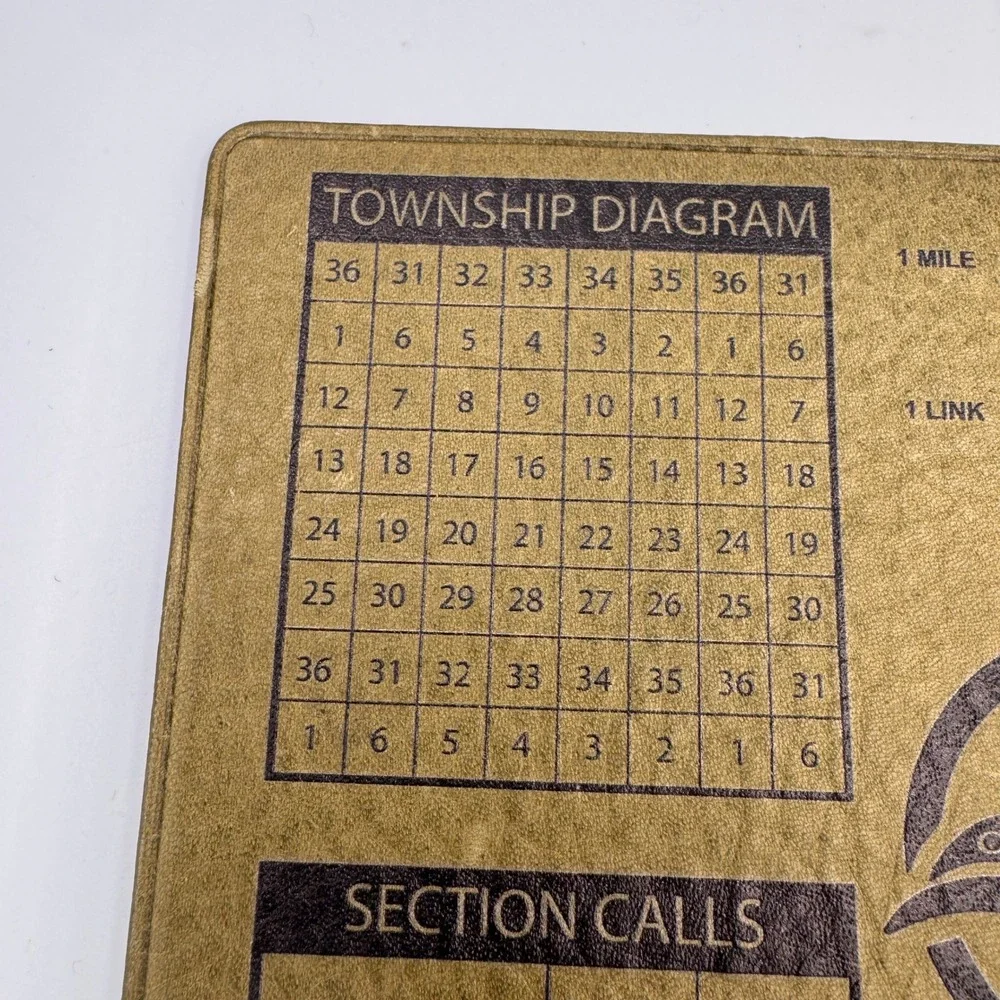 Coosa Consulting Land Survey Reference Mouse Pad Texas Spanish Measure Tan